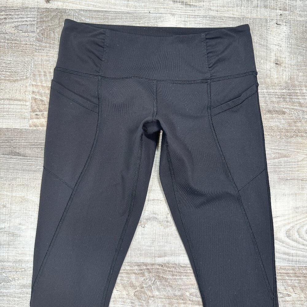 Lululemon Athletica Runday Crop Black Legging Yoga size 6 - Picture 3 of 11